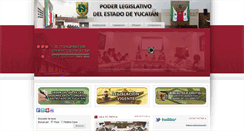 Desktop Screenshot of congresoyucatan.gob.mx